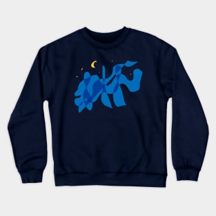 Modern Starry Night | Digital art Crewneck Sweatshirt